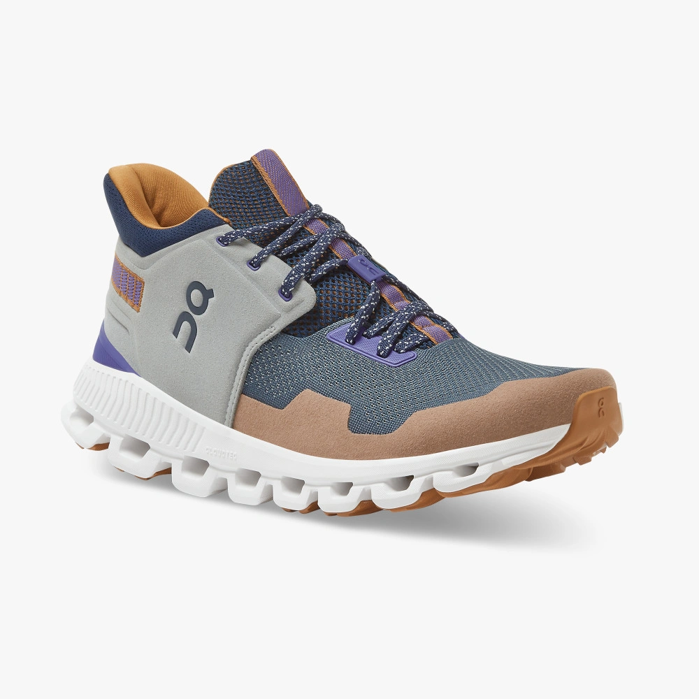 ON Running Cloud Hi Edge: Eleganten tekaški čevlji za pustolovce, Sand/Brown barva, zdaj na voljo v Švici!